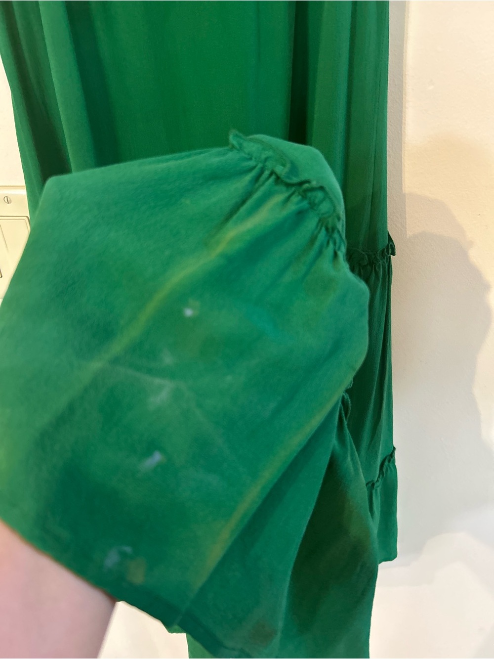Dolce & Gabbana green silk dress PROJECT size 38 - Picture 4 of 11